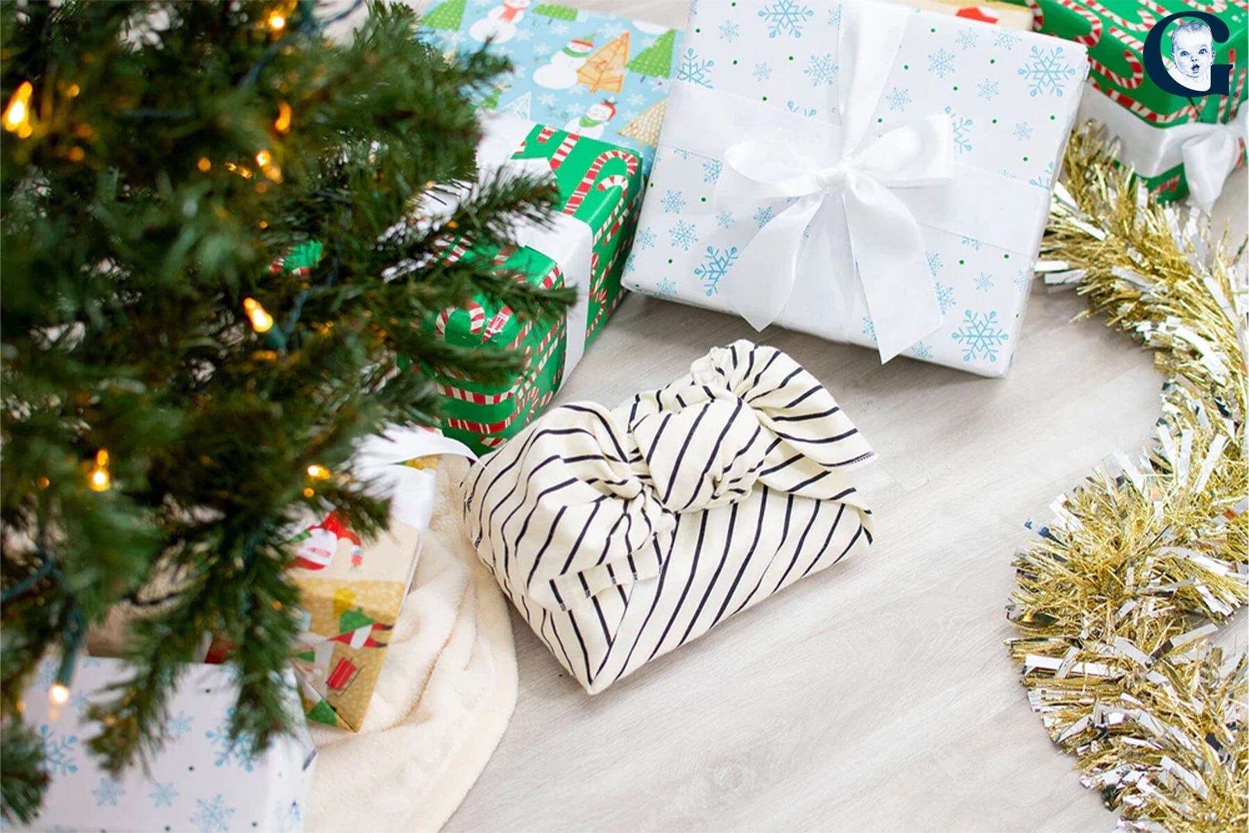 How to Wrap a Present Using a Gerber Flannel Blanket