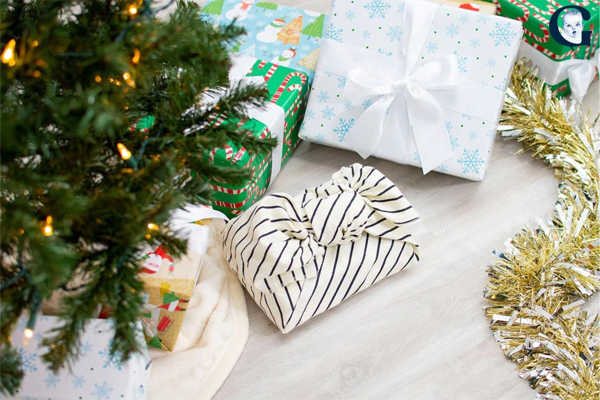 How to Wrap a Present Using a Gerber Flannel Blanket