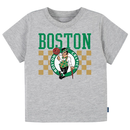 Infant & Toddler Neutral Gray Boston Celtics T-Shirt