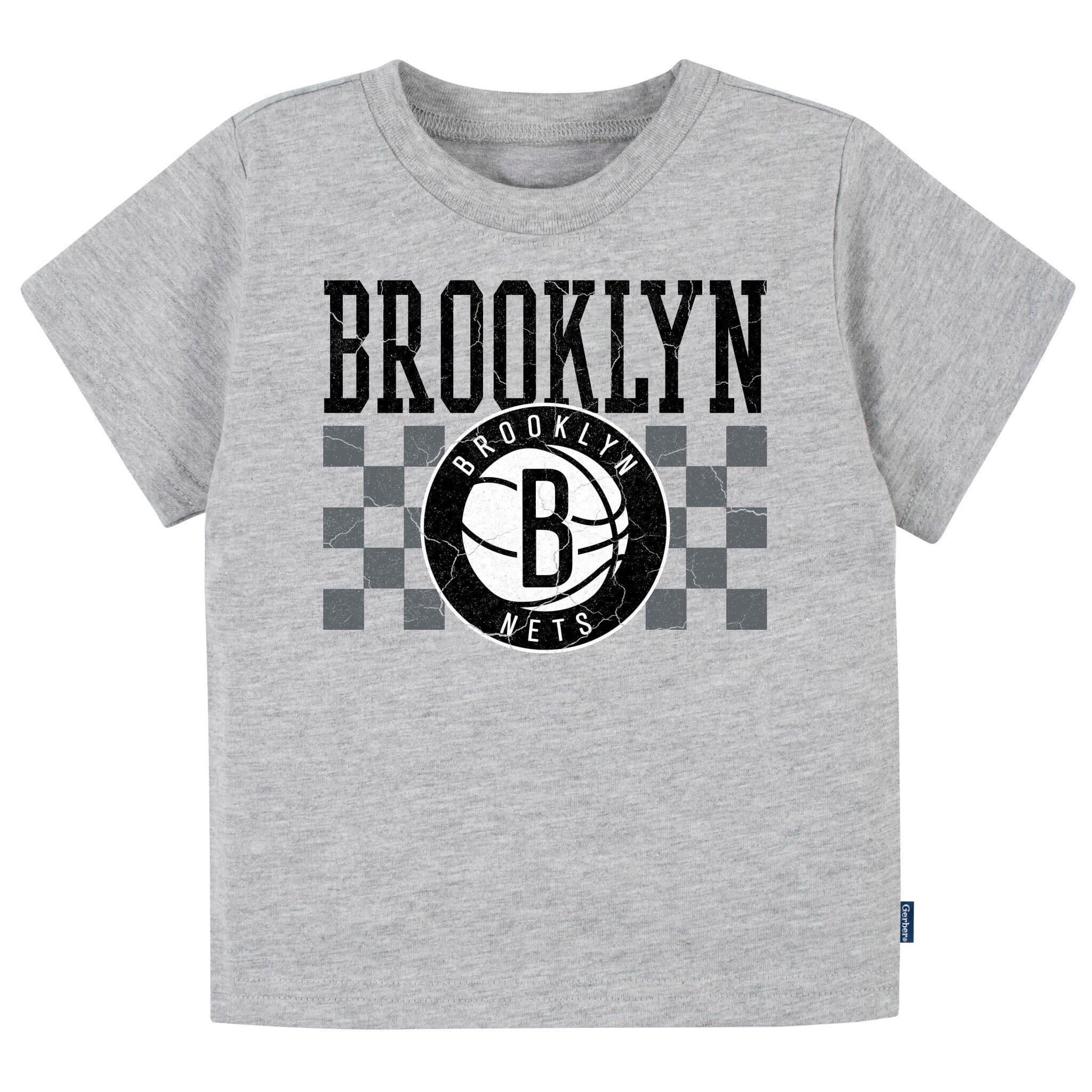 Infant & Toddler Neutral Gray Brooklyn Nets T-Shirt NBA NBA® 