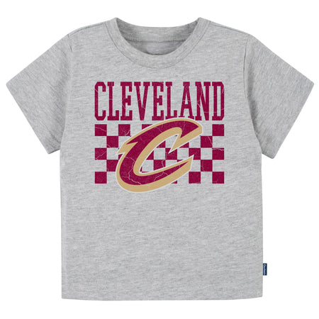 Infant & Toddler Neutral Gray Cleveland Cavaliers T-Shirt