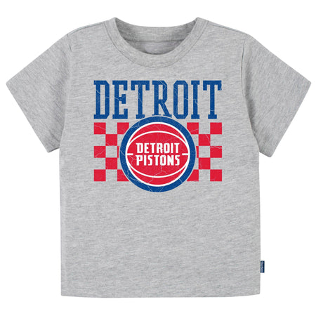 Infant & Toddler Neutral Gray Detroit Pistons T-Shirt