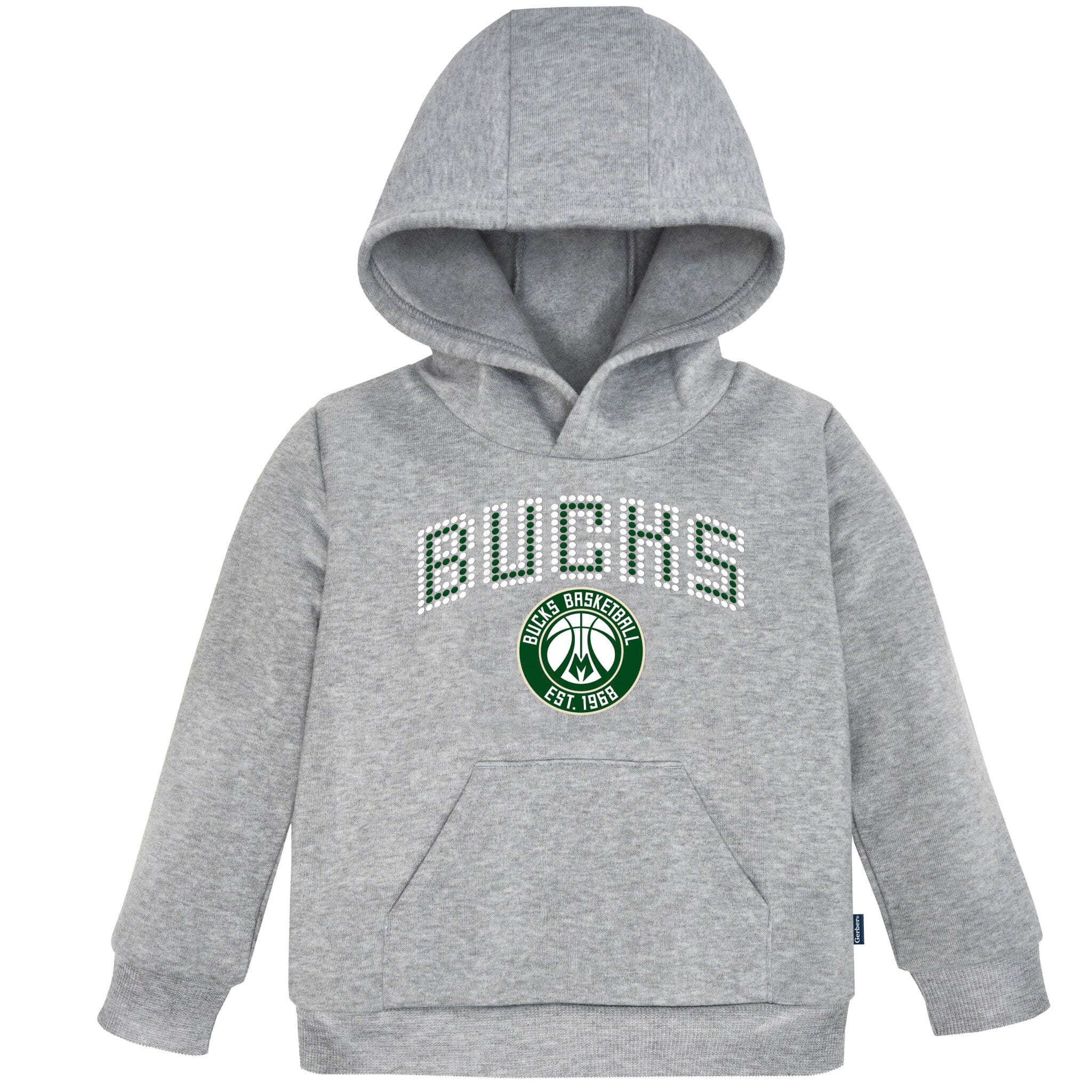 Infant & Toddler Neutral Gray Milwaukee Bucks Hoodie NBA NBA® 