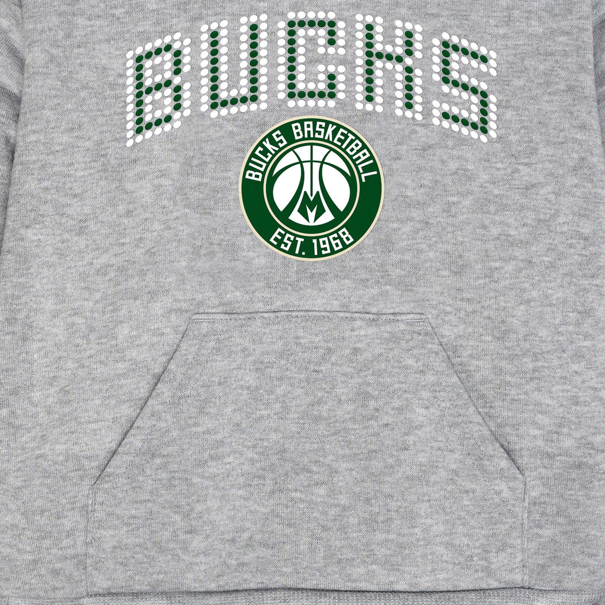 Infant & Toddler Neutral Gray Milwaukee Bucks Hoodie NBA NBA® 