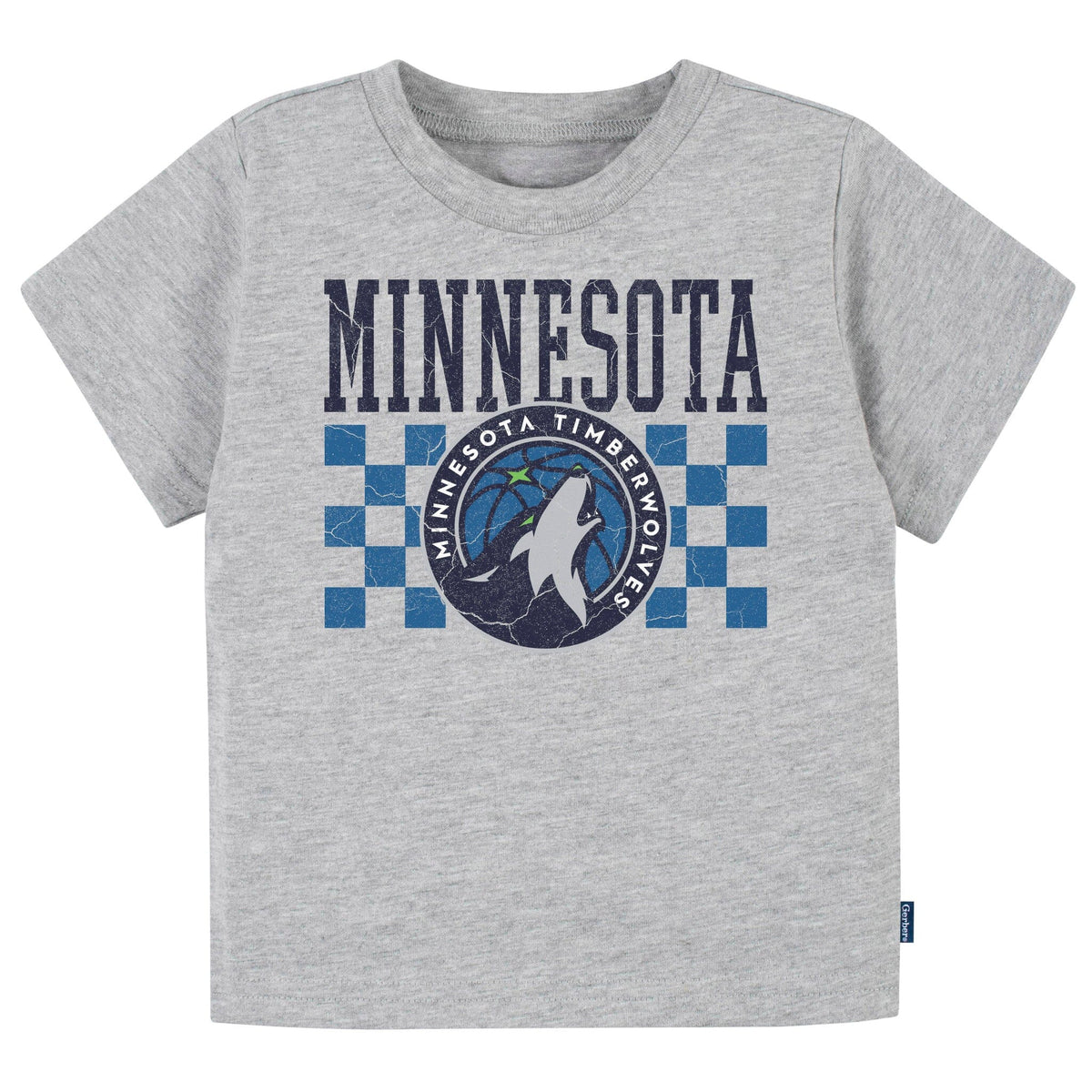 Infant & Toddler Neutral Gray Minnesota Timberwolves T-Shirt NBA NBA® 