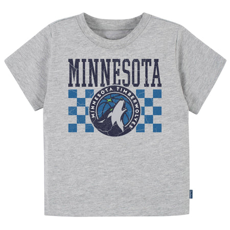 Infant & Toddler Neutral Gray Minnesota Timberwolves T-Shirt