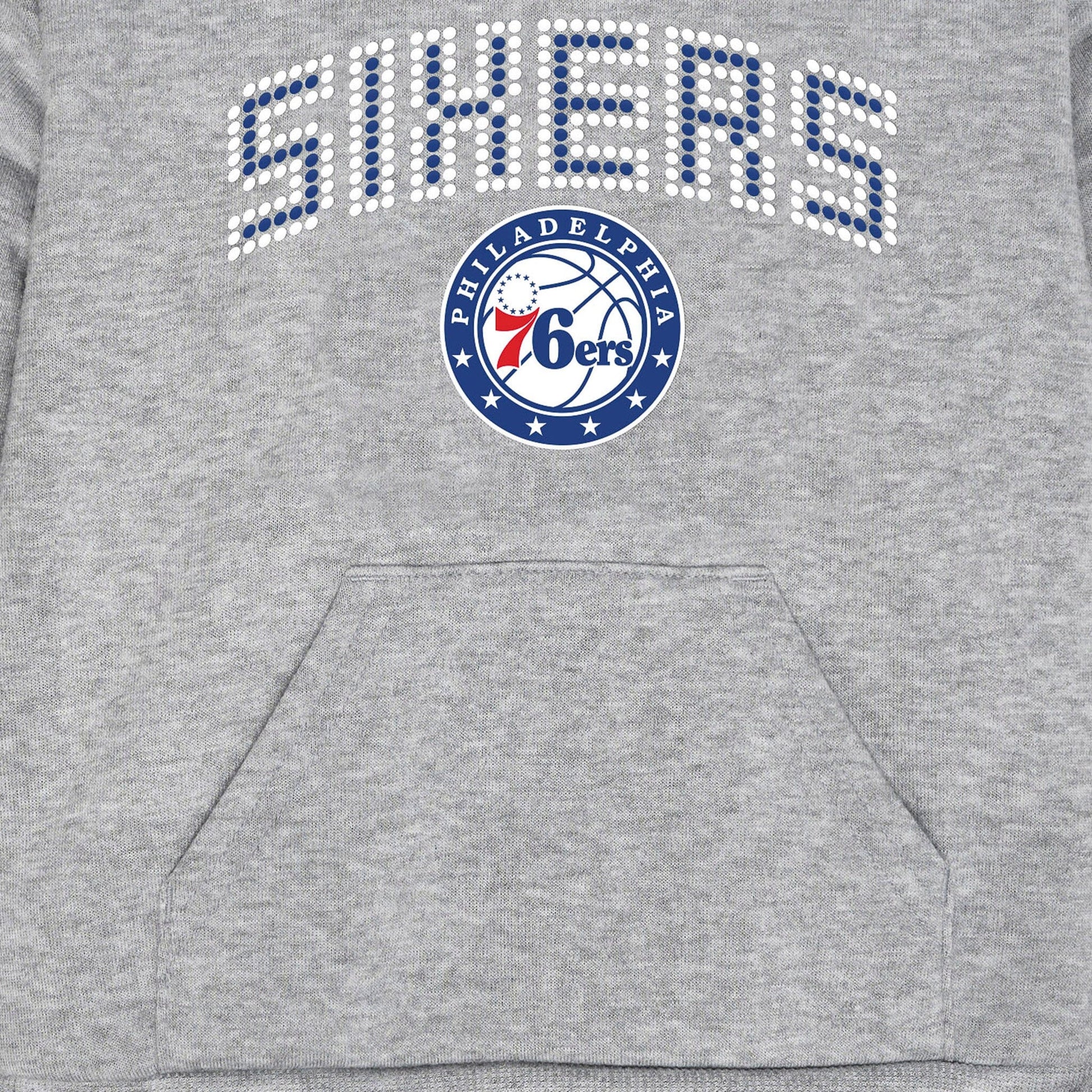 Infant & Toddler Neutral Gray Philadelphia 76Ers Hoodie NBA NBA® 
