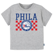 Infant & Toddler Neutral Gray Philadelphia 76Ers T-Shirt NBA NBA® 