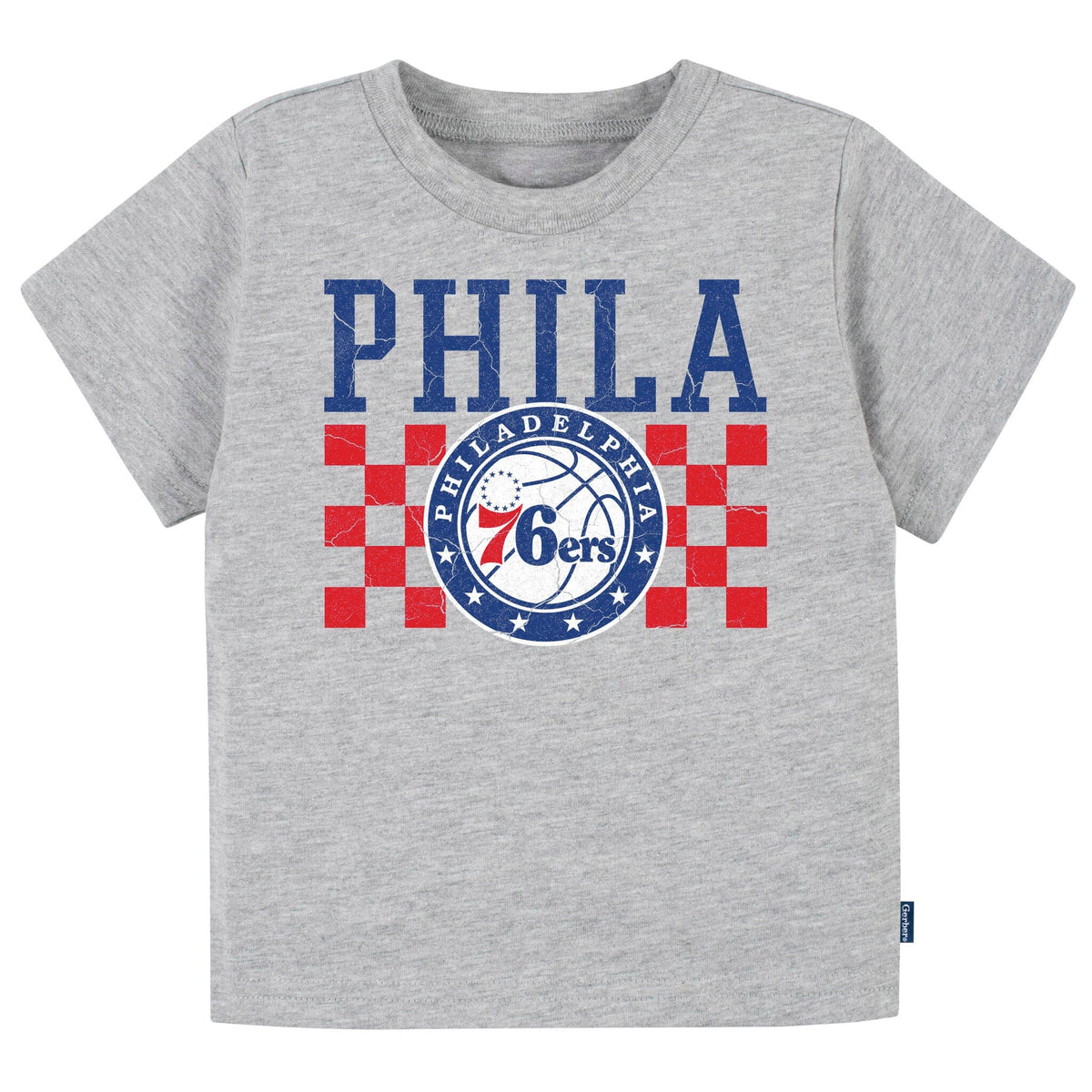 Infant & Toddler Neutral Gray Philadelphia 76Ers T-Shirt NBA NBA® 