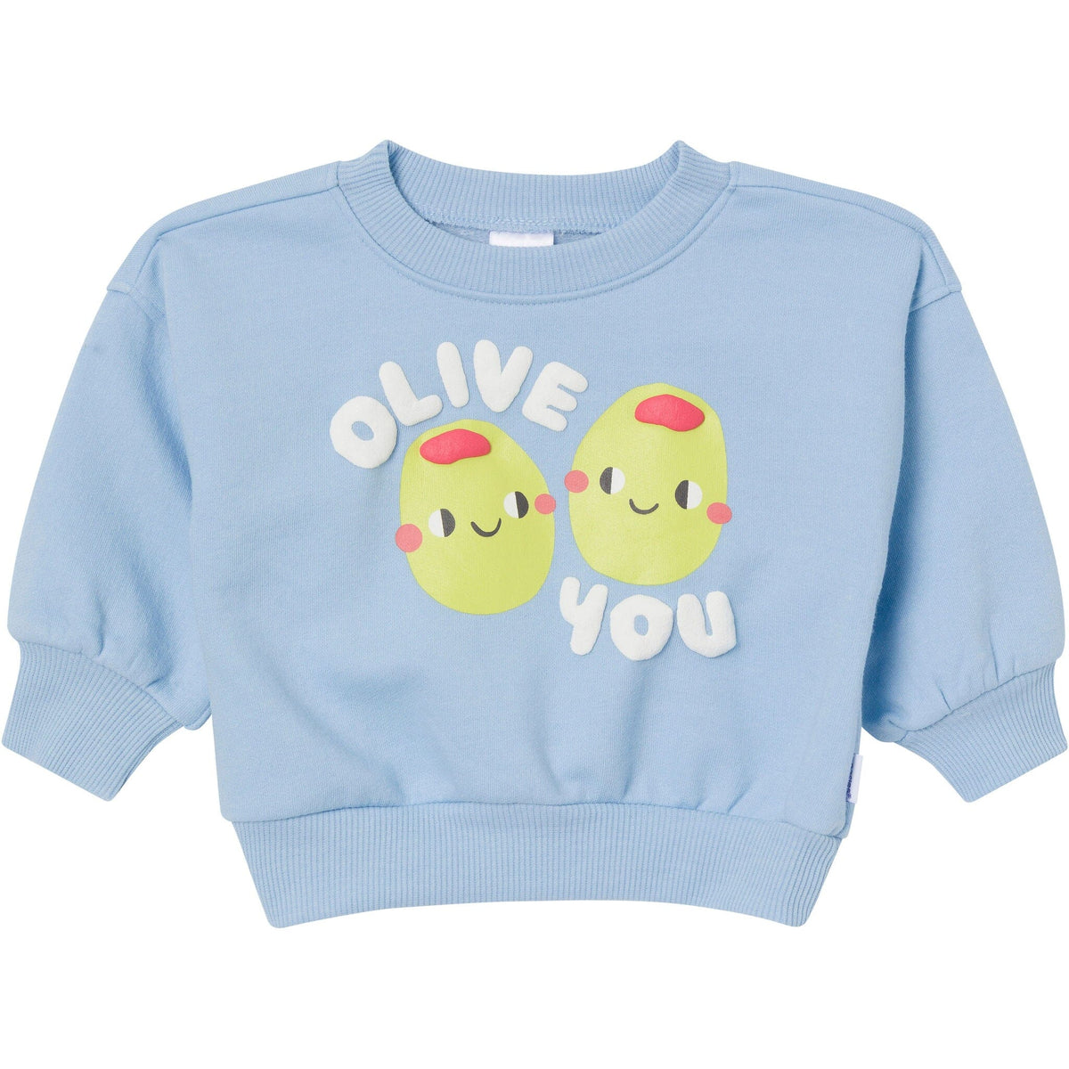Baby Neutral Olive You Sweatshirt Tops Gerber® 