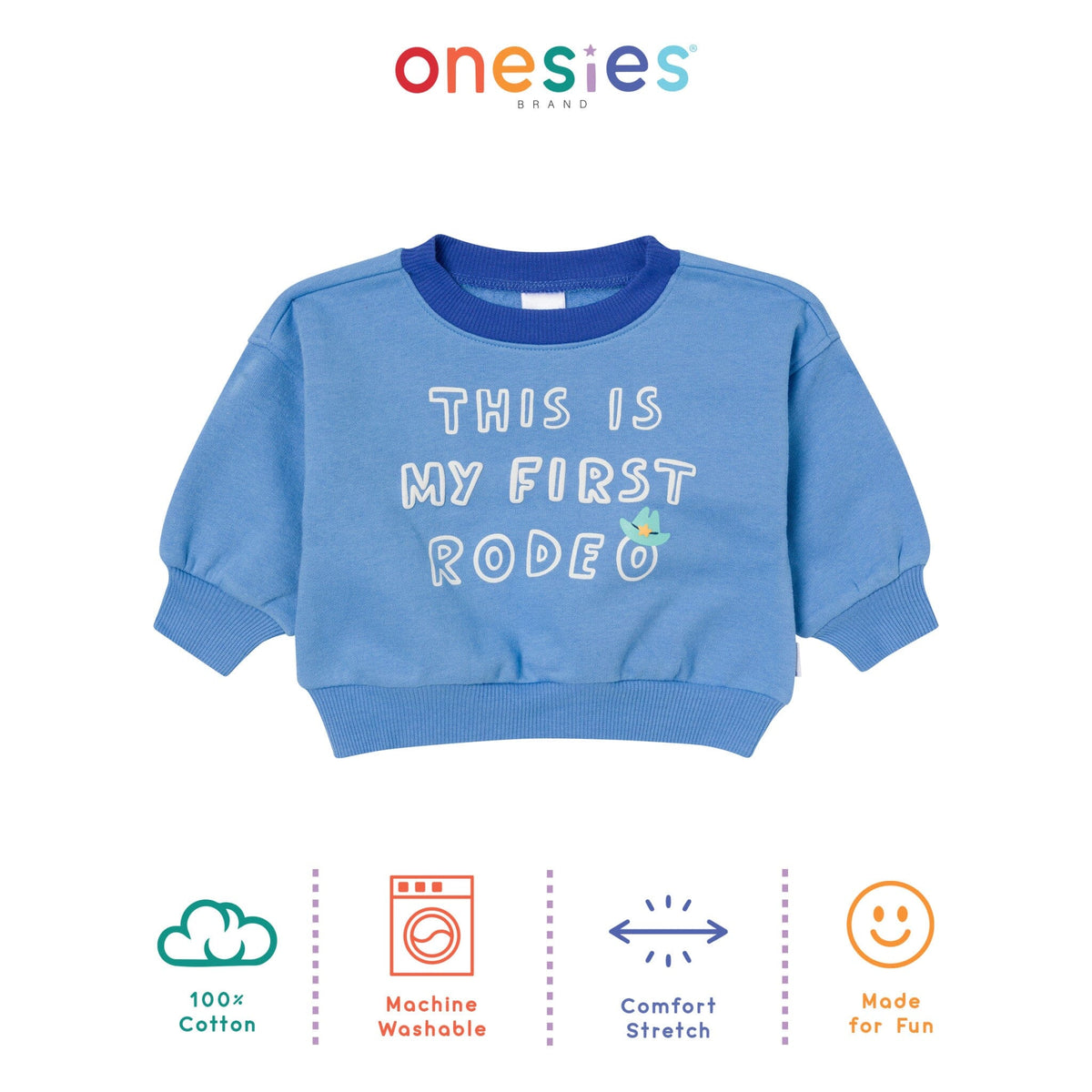Baby Neutral Rodeo Sweatshirt Tops Gerber® 
