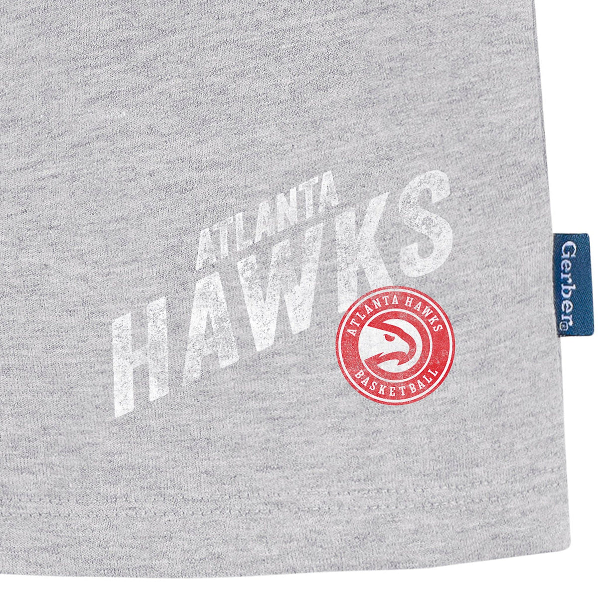 Infant & Toddler Neutral Gray Atlanta Hawks Shorts NBA NBA® 