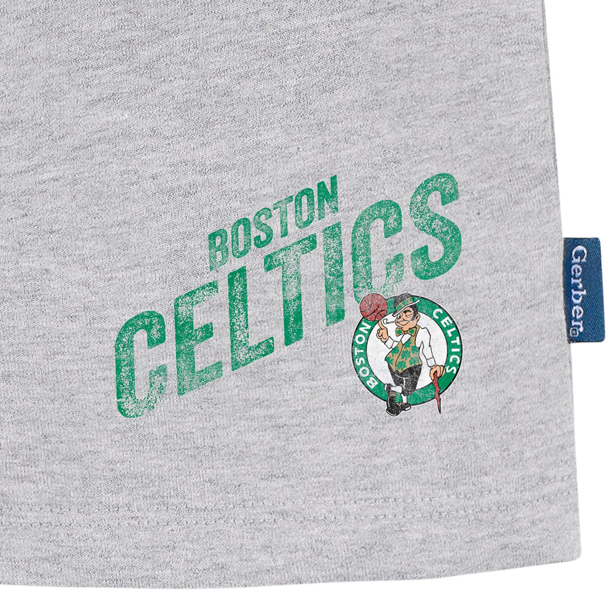 Infant & Toddler Neutral Gray Boston Celtics Shorts NBA NBA® 