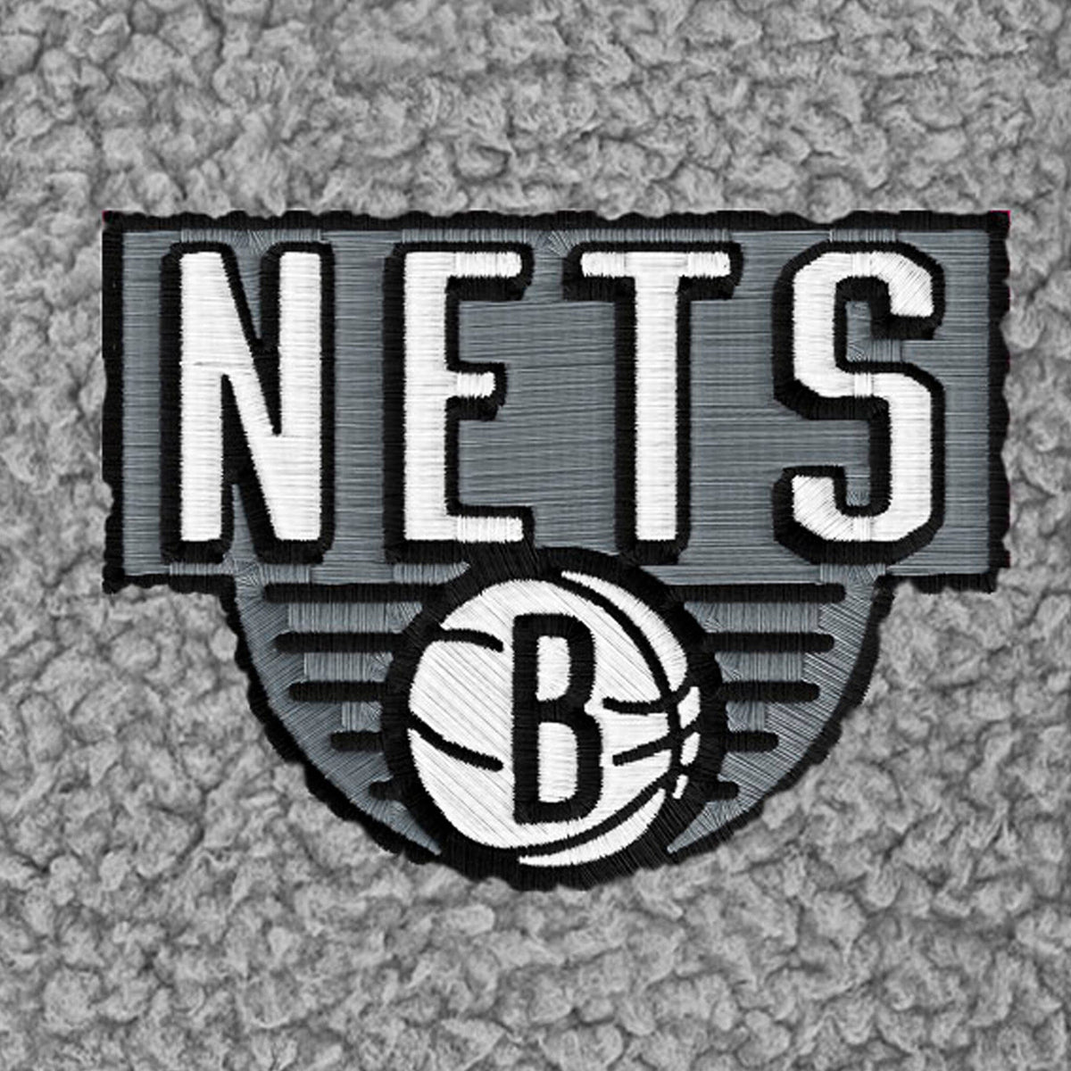 Infant & Toddler Neutral Gray Brooklyn Nets Quarter-Zip Pullover NBA NBA® 