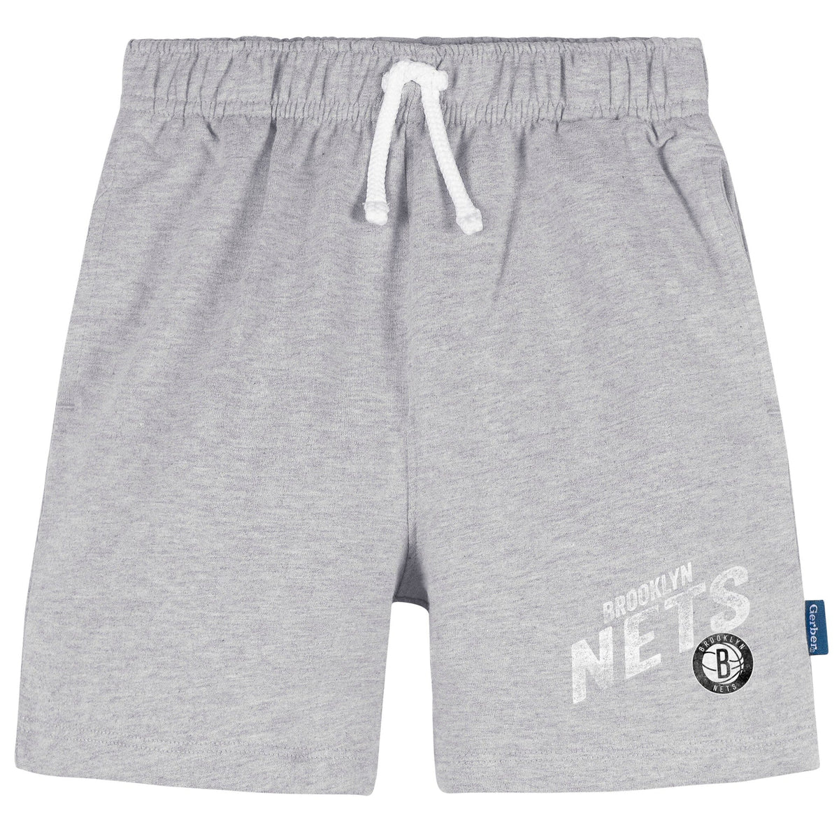 Infant & Toddler Neutral Gray Brooklyn Nets Shorts NBA NBA® 