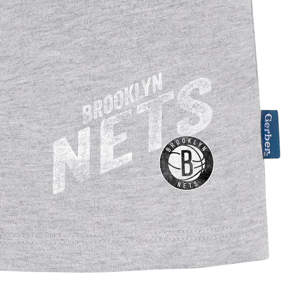 Infant & Toddler Neutral Gray Brooklyn Nets Shorts NBA NBA® 