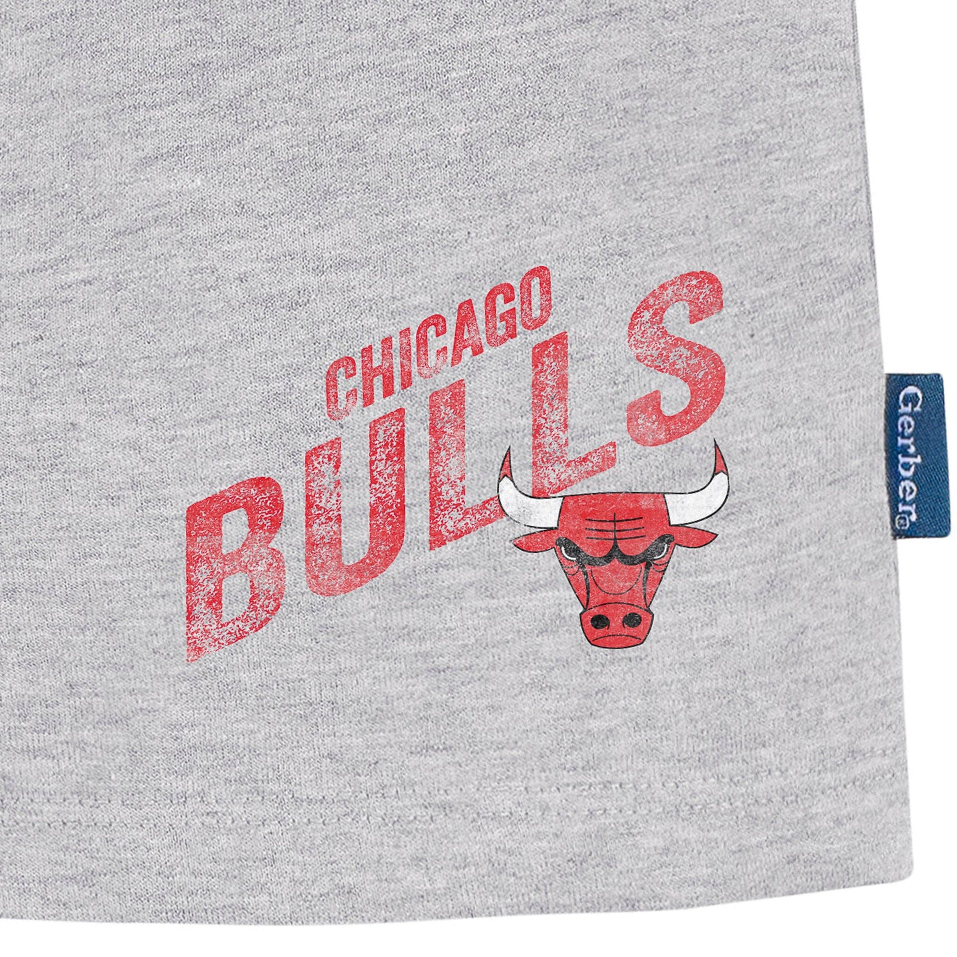 Infant & Toddler Neutral Gray Chicago Bulls Shorts NBA NBA® 