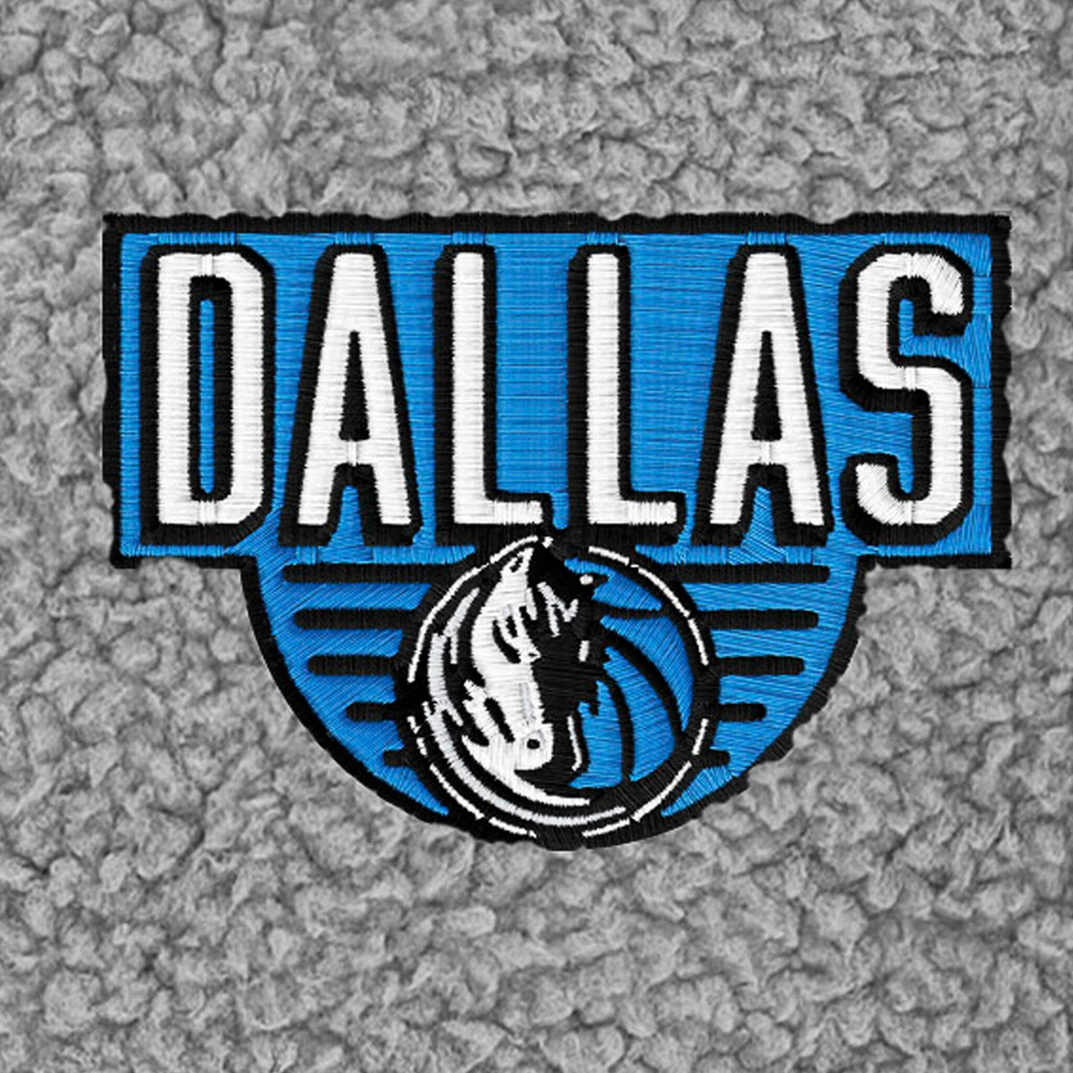 Infant & Toddler Neutral Gray Dallas Mavericks Quarter-Zip Pullover NBA NBA® 