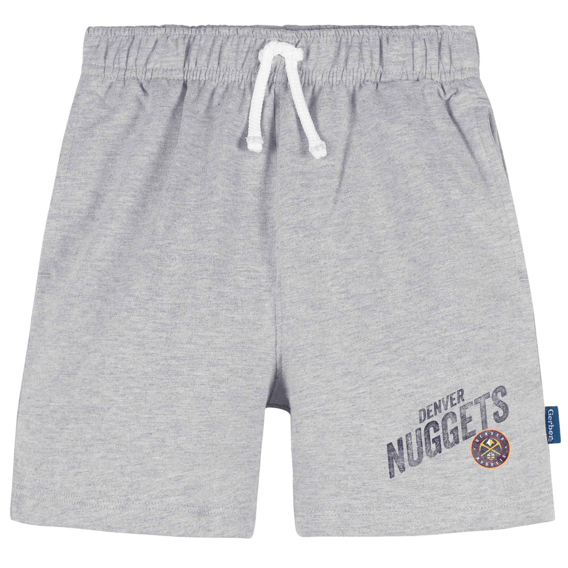 Infant & Toddler Neutral Gray Denver Nuggets Shorts NBA NBA® 