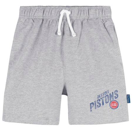 Infant & Toddler Neutral Gray Detroit Pistons Shorts