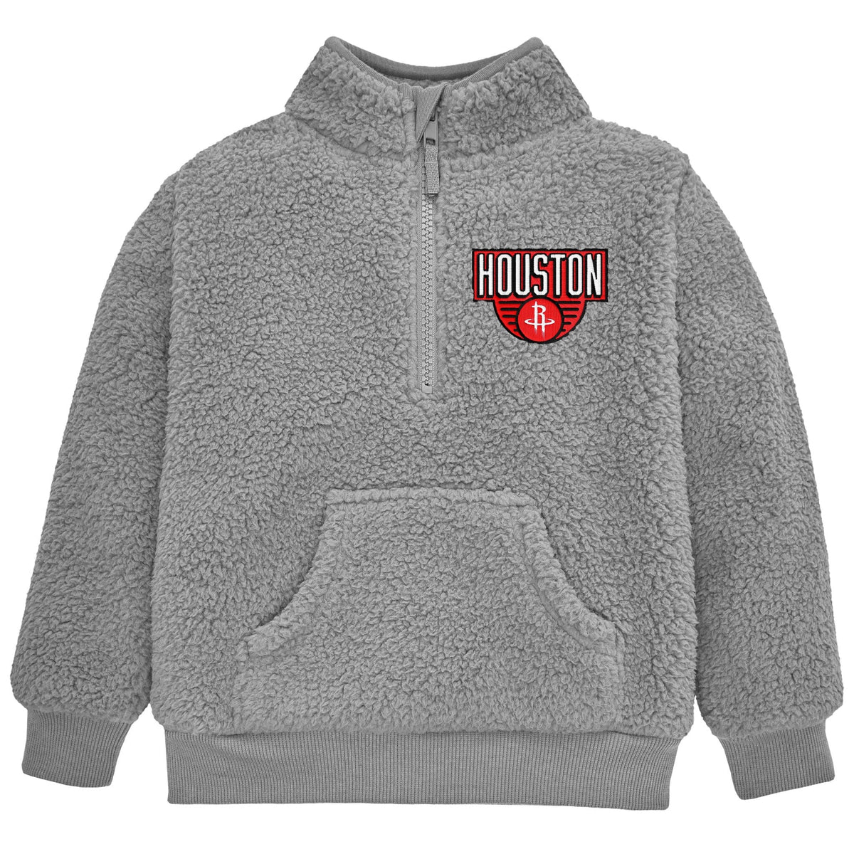 Infant & Toddler Neutral Gray Houston Rockets Quarter-Zip Pullover NBA NBA® 