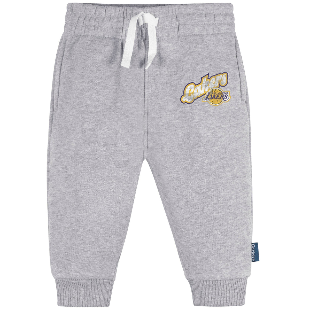 Infant & Toddler Neutral Gray Los Angeles Lakers Jogger Pants NBA NBA® 