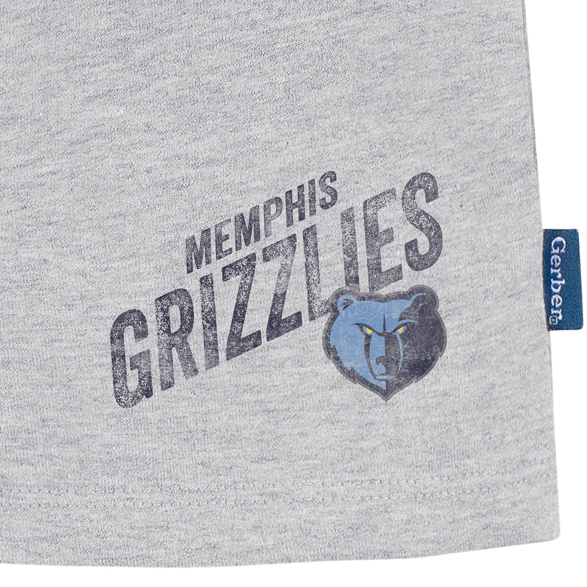 Infant & Toddler Neutral Gray Memphis Grizzlies Shorts NBA NBA® 