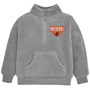 Infant & Toddler Neutral Gray Miami Heat Quarter-Zip Pullover NBA NBA® 