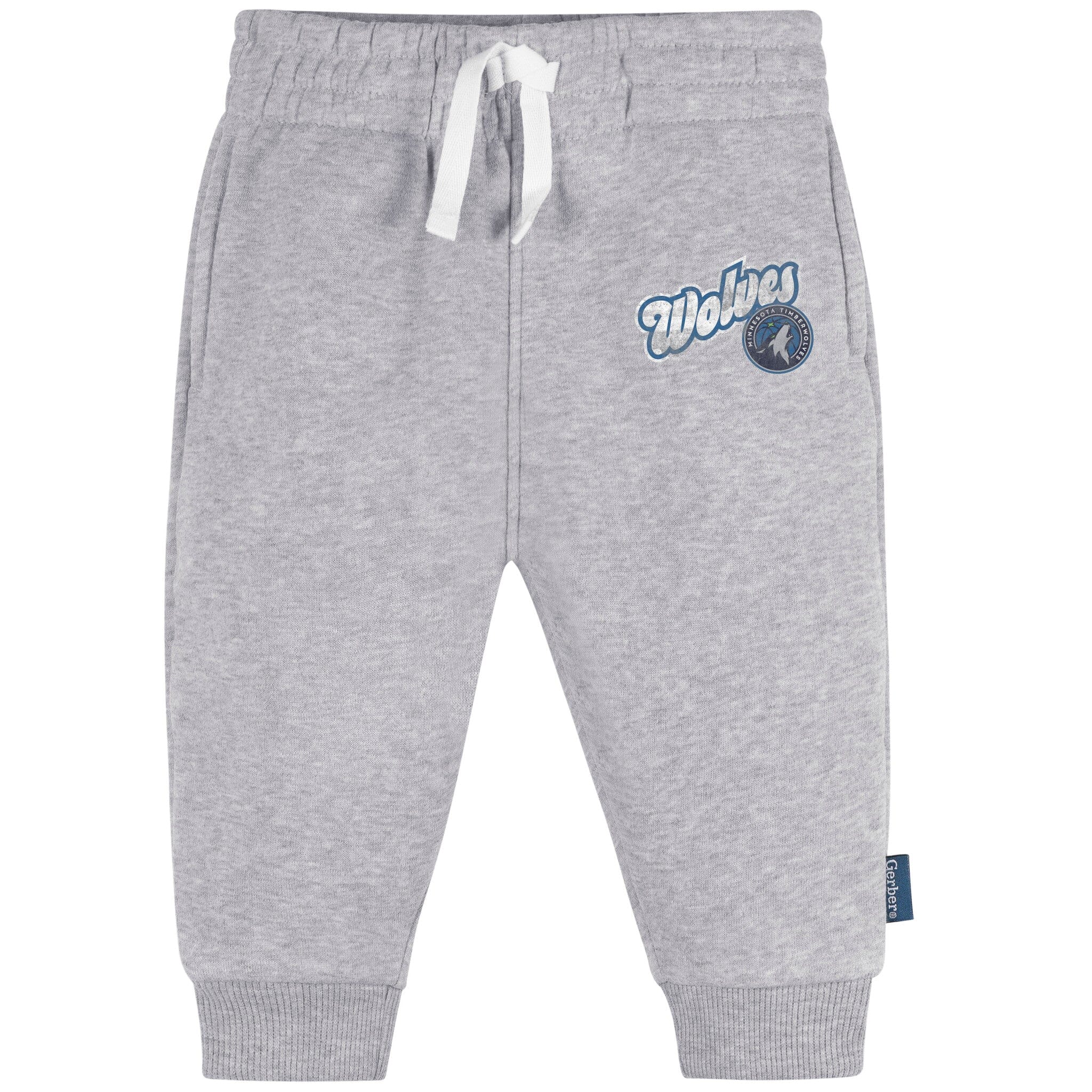 Infant & Toddler Neutral Gray Minnesota Timberwolves Jogger Pants NBA NBA® 