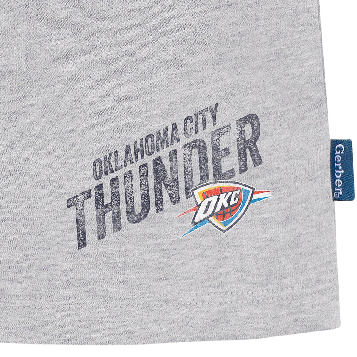 Infant & Toddler Neutral Gray Oklahoma City Thunder Shorts NBA NBA® 