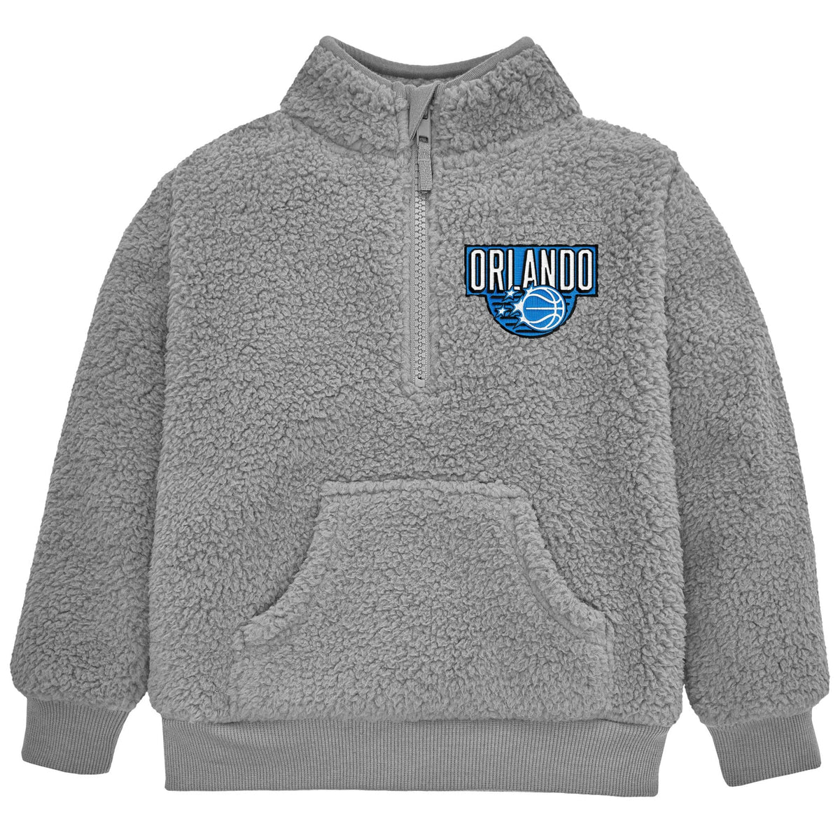 Infant & Toddler Neutral Gray Orlando Magic Quarter-Zip Pullover NBA NBA® 