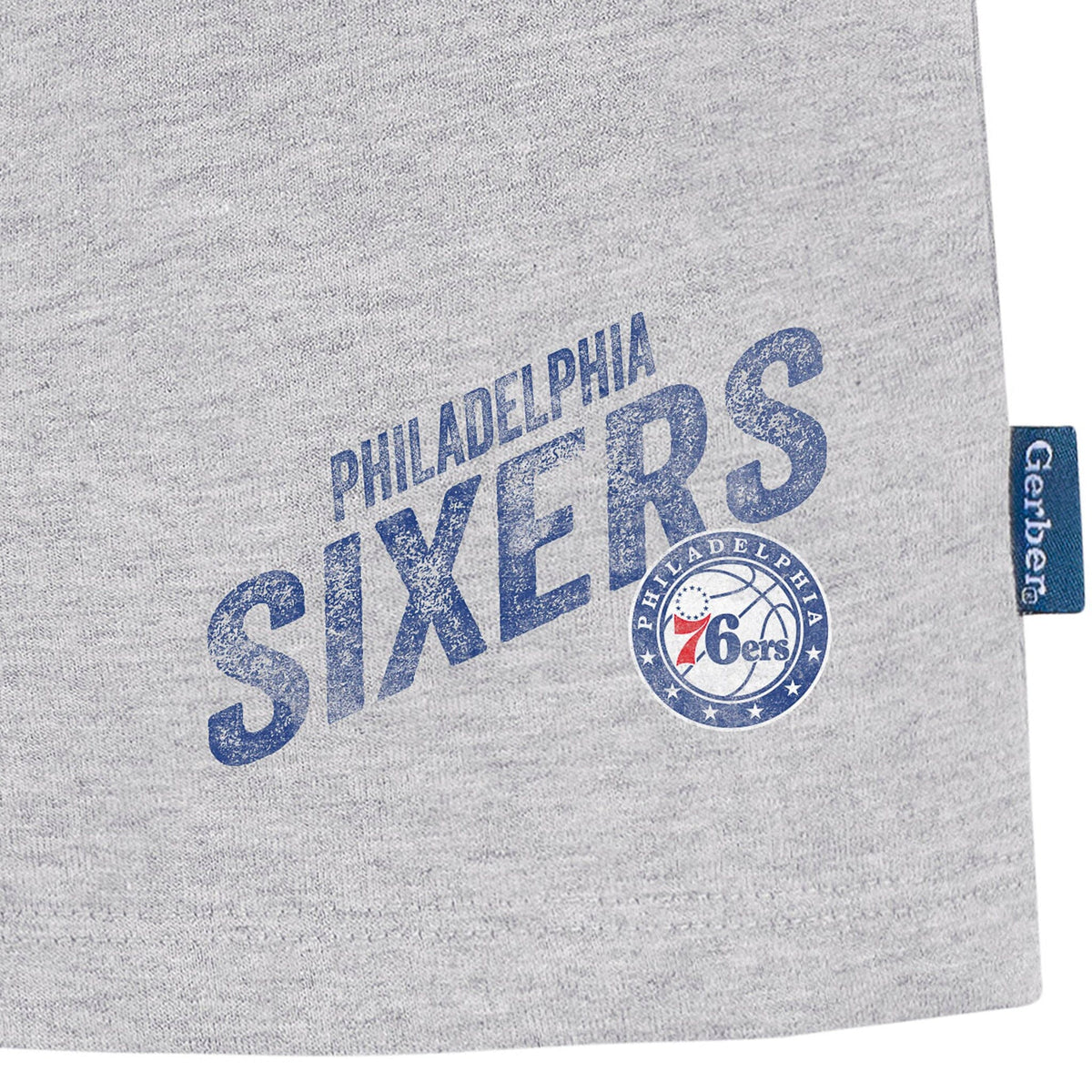 Infant & Toddler Neutral Gray Philadelphia 76Ers Shorts NBA NBA® 
