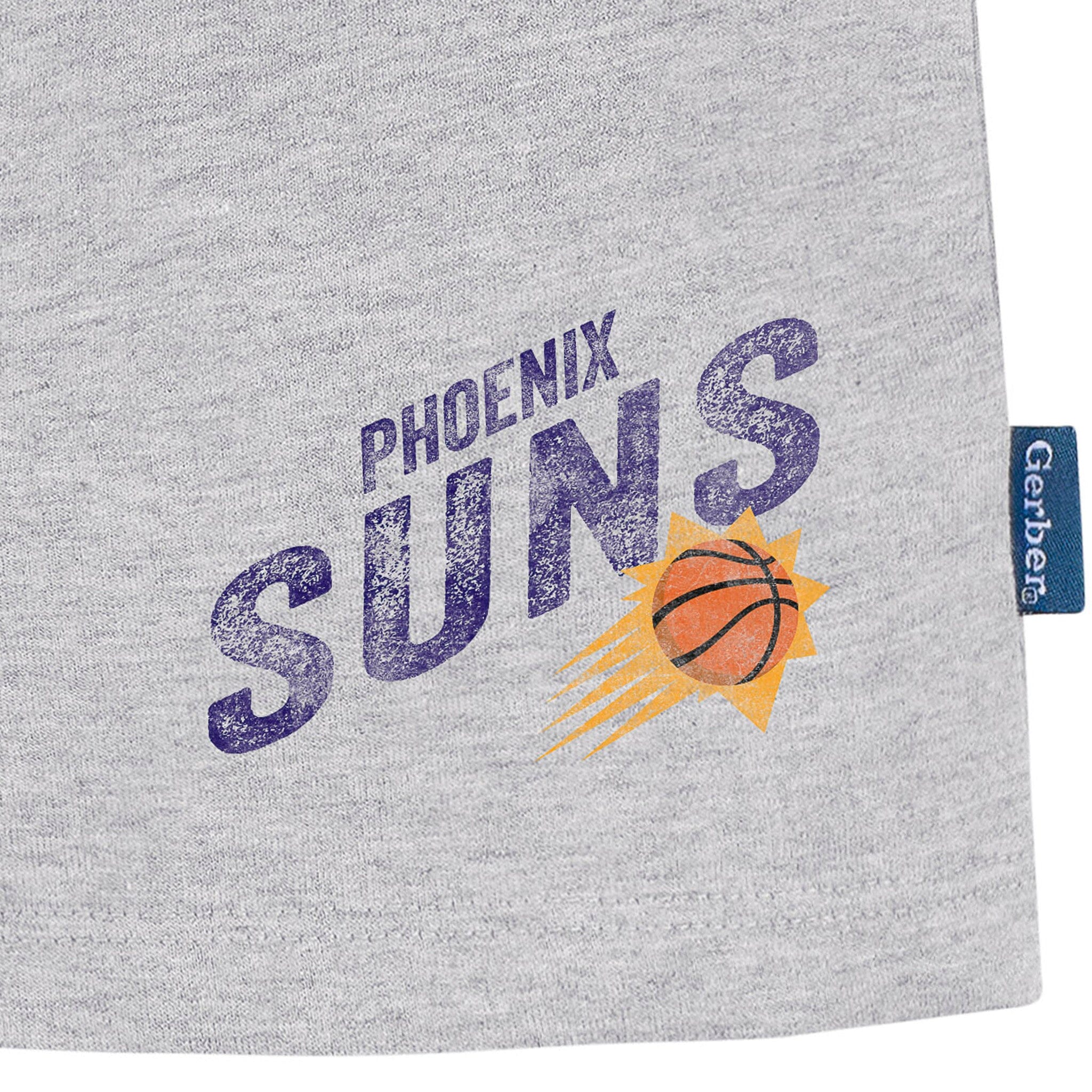 Infant & Toddler Neutral Gray Phoenix Suns Shorts NBA NBA® 