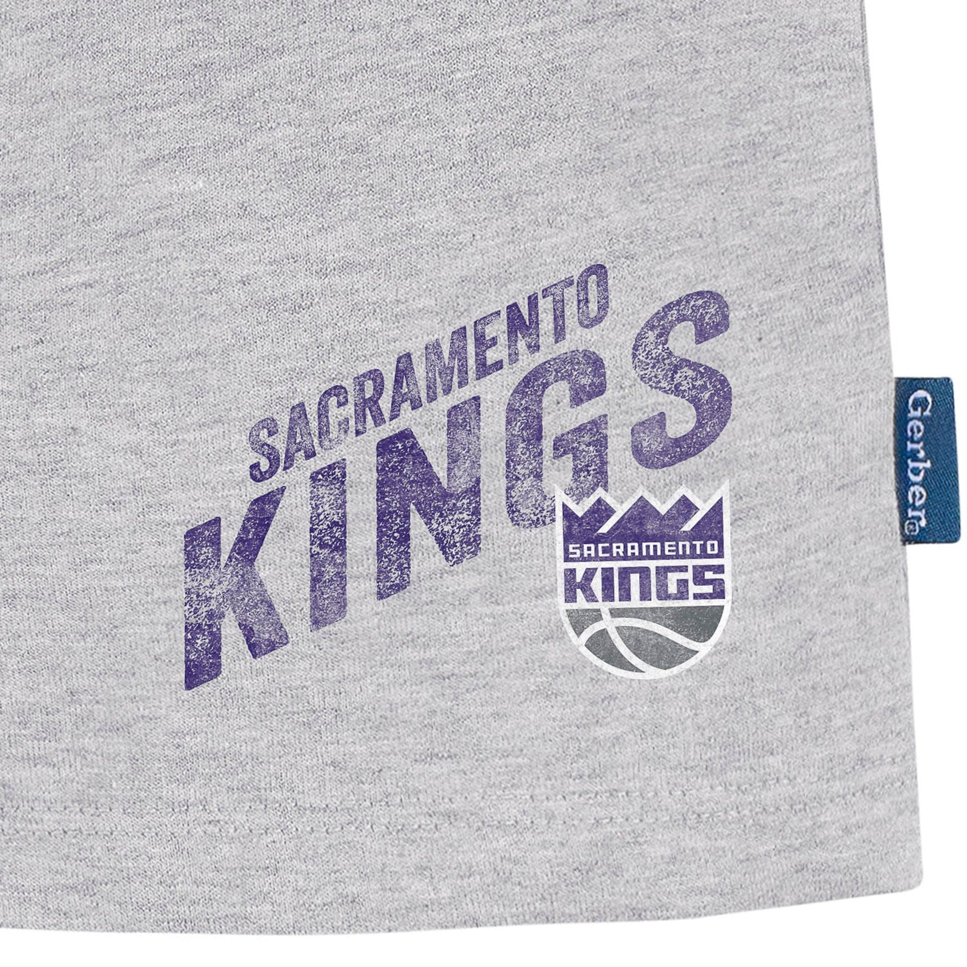 Infant & Toddler Neutral Gray Sacramento Kings Shorts NBA NBA® 