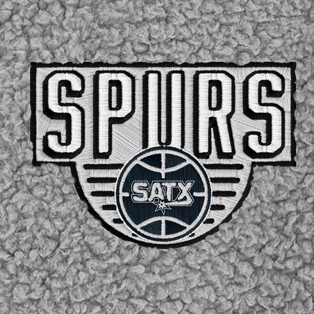 Infant & Toddler Neutral Gray San Antonio Spurs Quarter-Zip Pullover NBA NBA® 