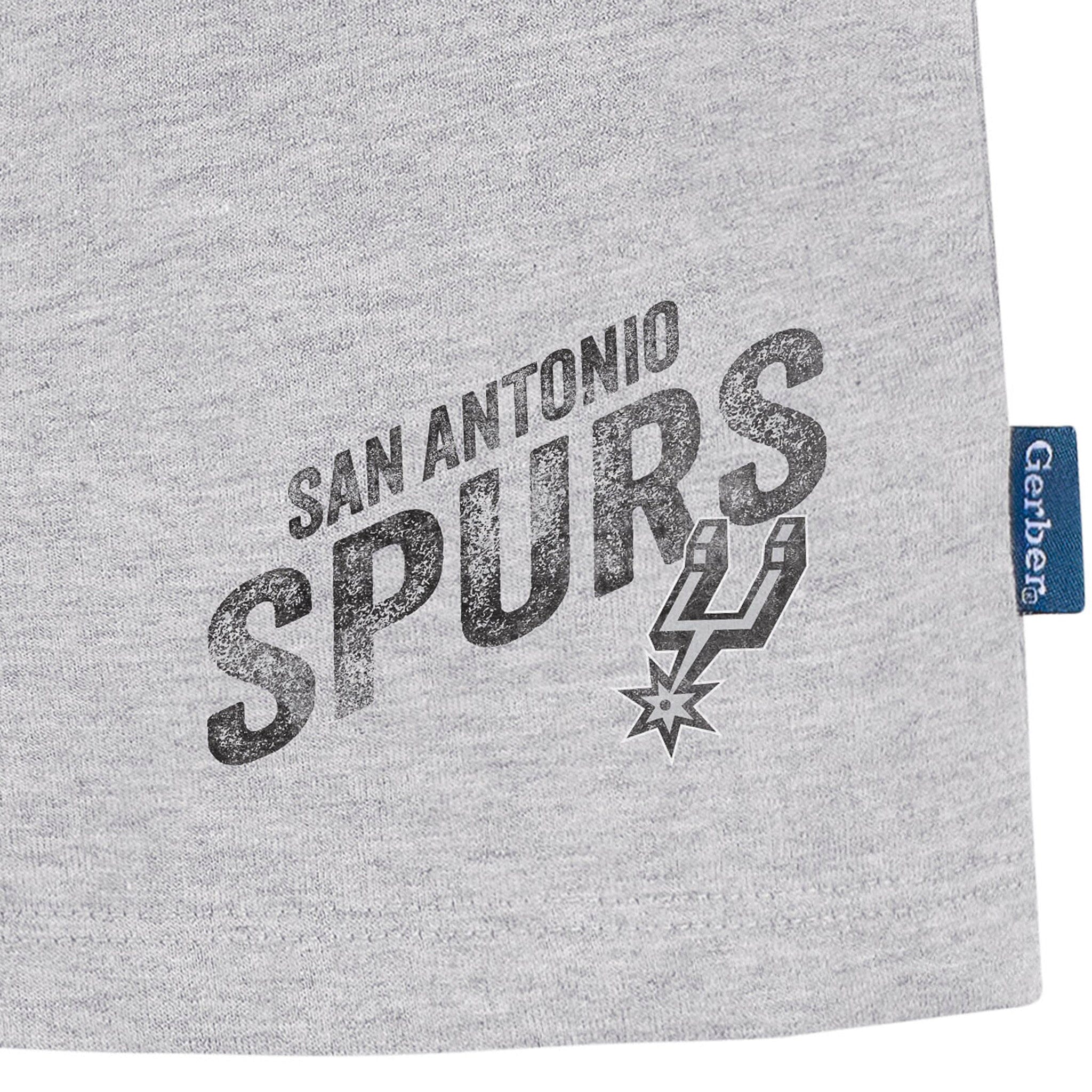 Infant & Toddler Neutral Gray San Antonio Spurs Shorts NBA NBA® 