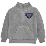 Infant & Toddler Neutral Gray Toronto Raptors Quarter-Zip Pullover NBA NBA® 
