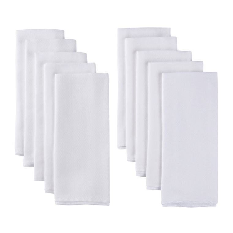 10-Pack Cotton Prefold Birdseye Cloth Diapers with Absorbent Pad-Gerber Childrenswear