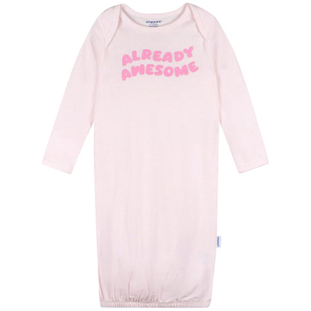 2-Pack Baby Girls Ice Cream Gowns