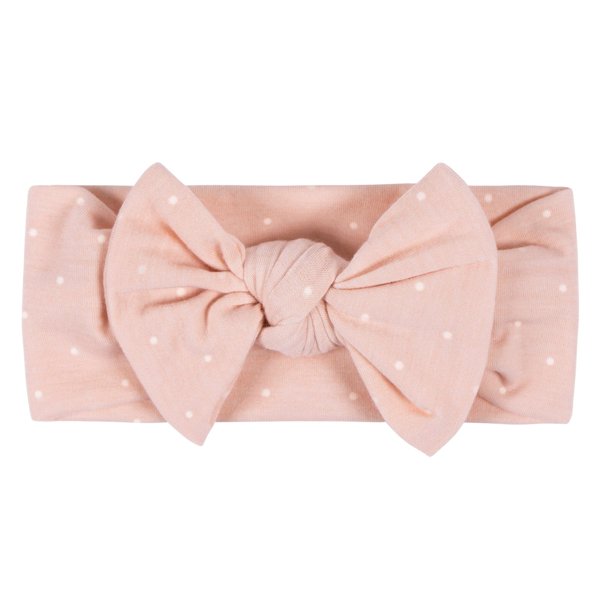2-Piece Baby Girls Pink Floral Swaddle Blanket & Headband Set Gerber® 