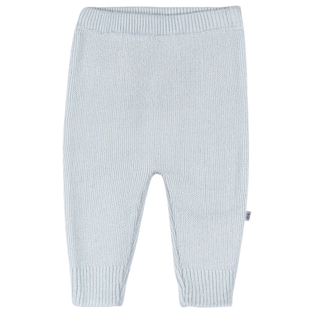 2-Piece Baby Boys Blue Sweater Knit Set