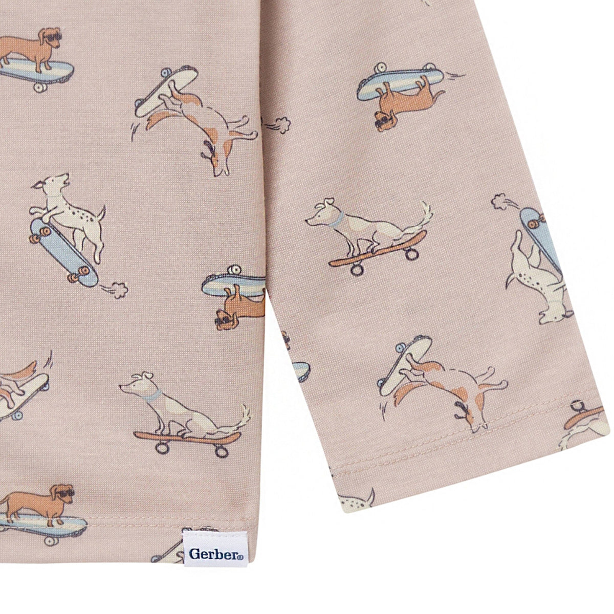 2-Piece Infant & Toddler Boys Dog Button Up Pajama Set sleepwear Gerber® 