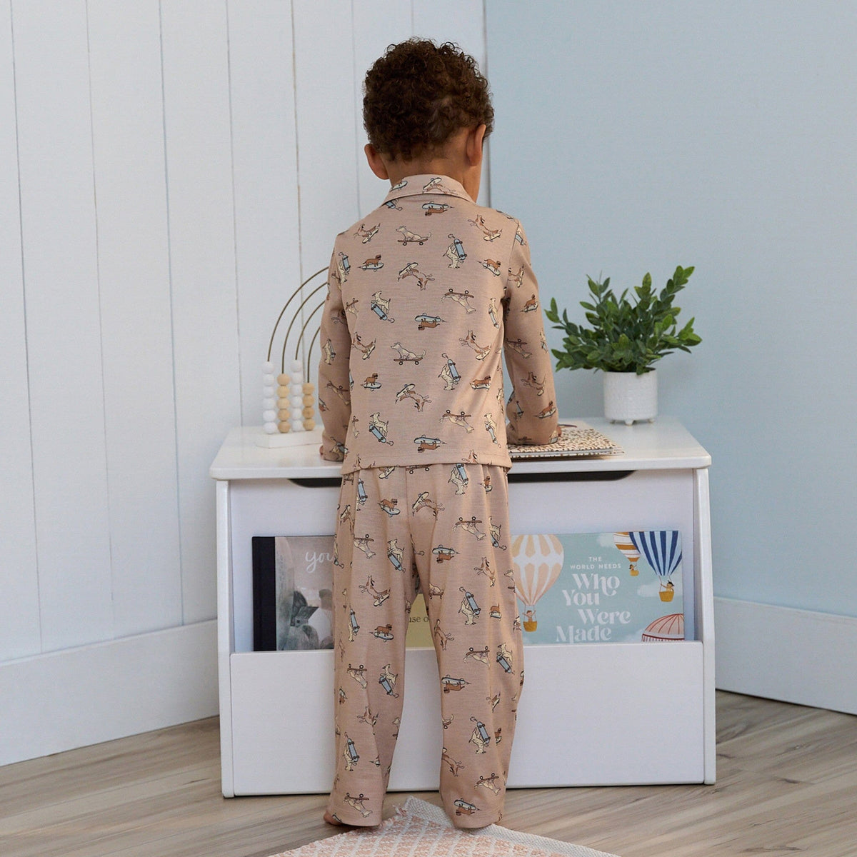 2-Piece Infant & Toddler Boys Dog Button Up Pajama Set sleepwear Gerber® 