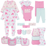 20-Piece Baby Girls Sweet Treat Layette outfits Onesies® Brand 