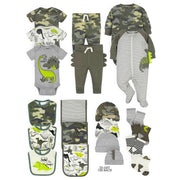 20-Piece Baby Boys Dinosaur Clothing & Accessories Bundle