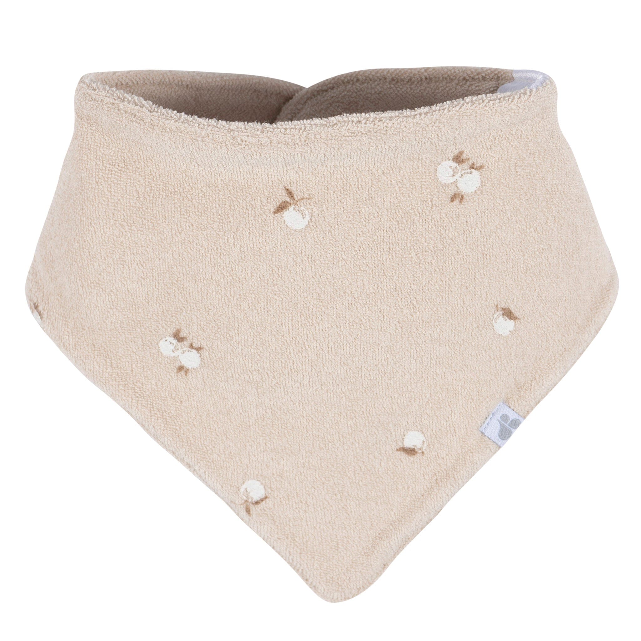 3-Pack Baby Neutral Tan Bandana Bib bibs Just Born® 
