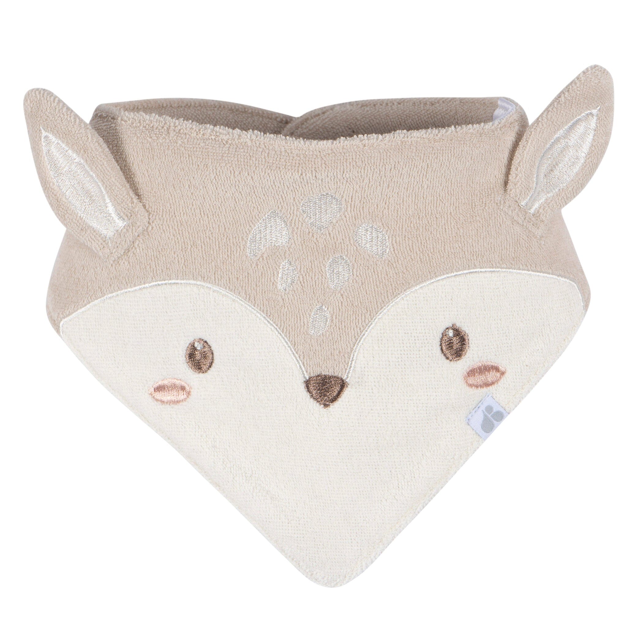 3-Pack Baby Neutral Tan Bandana Bib bibs Just Born® 