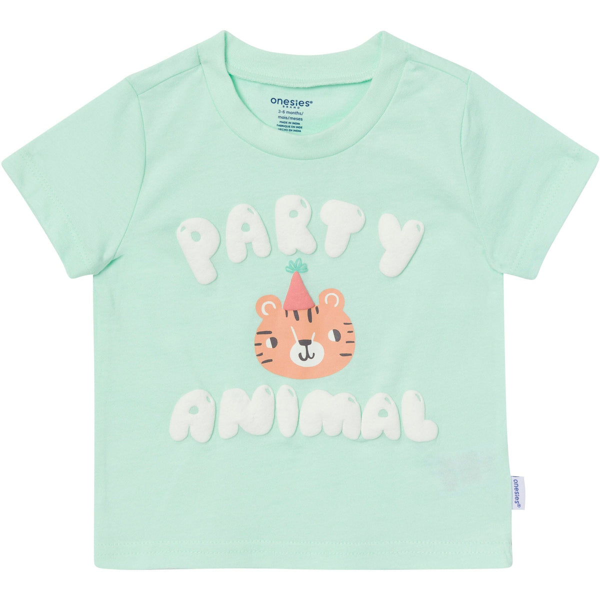 3-Pack Baby Neutral Party Animal Tshirt Tops Gerber® 