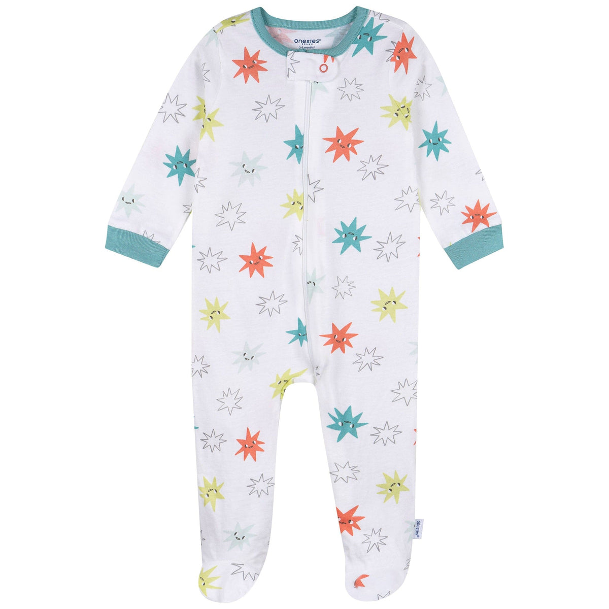 4-Pack Baby Boys Animals Sleep 'N Play Sleepwear Gerber® 