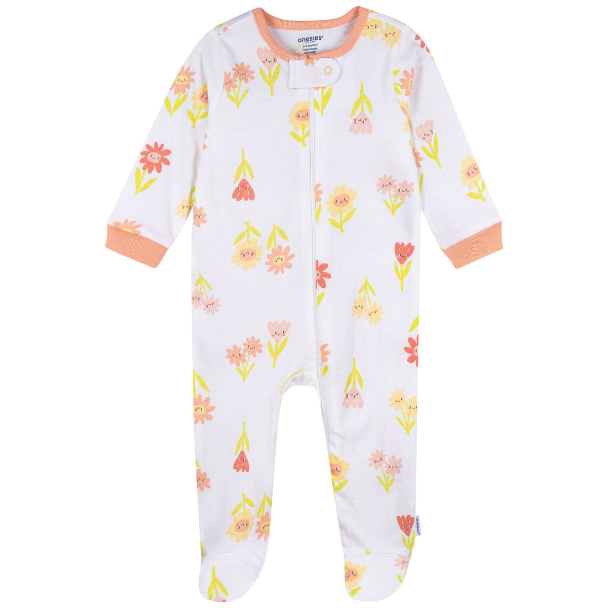 4-Pack Baby Girls Strawverry Sleep 'N Play Sleepwear Gerber® 